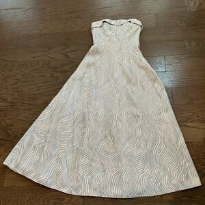 FAVIANA - White - Purple Silver Sparkle Gown - Prom - Homecoming Size 7/8